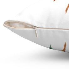 Load image into Gallery viewer, Vintage Butterfly Print Pillow Cover, Pillow Cover Multiple Sizes, Concealed Zipper, Pillow Cover 14"x14", 16"x16", 18"x18", 20"x20"