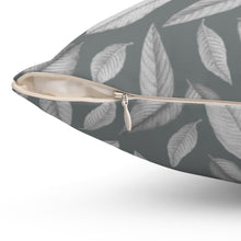 Load image into Gallery viewer, Grey Feather Pillow Cover
