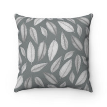 Load image into Gallery viewer, Grey Feather Pillow Cover