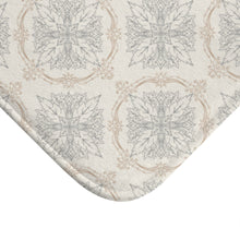 Load image into Gallery viewer, Damask Print Bath Mat
