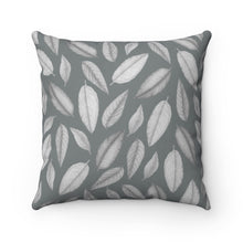 Load image into Gallery viewer, Grey Feather Pillow Cover