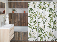 Load image into Gallery viewer, Botanical Print Shower Curtain